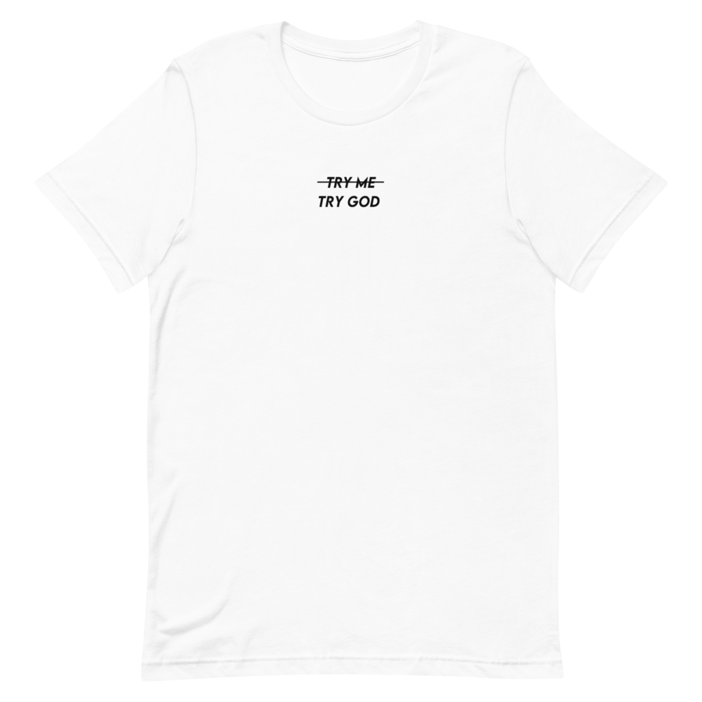 Try God White Short-Sleeve T-Shirt